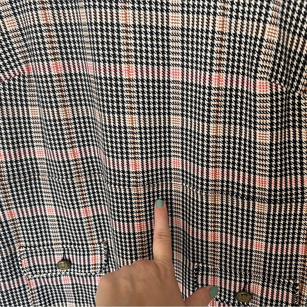 Loft Checkered Stretch Mini Dress - image 3